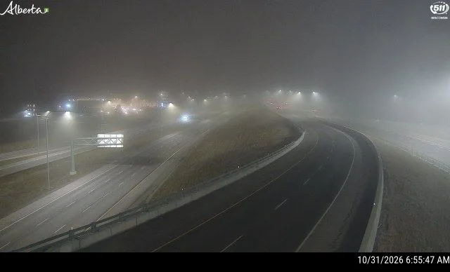 Hwy 16: West of Hwy 834 near Elk Island National Park camera snapshot